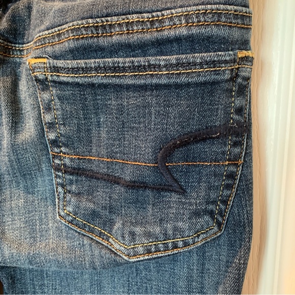 AMERICAN EAGLE | Women’s Bootcut Stretch Denim Blue Jeans | Size 6 - Picture 7 of 13